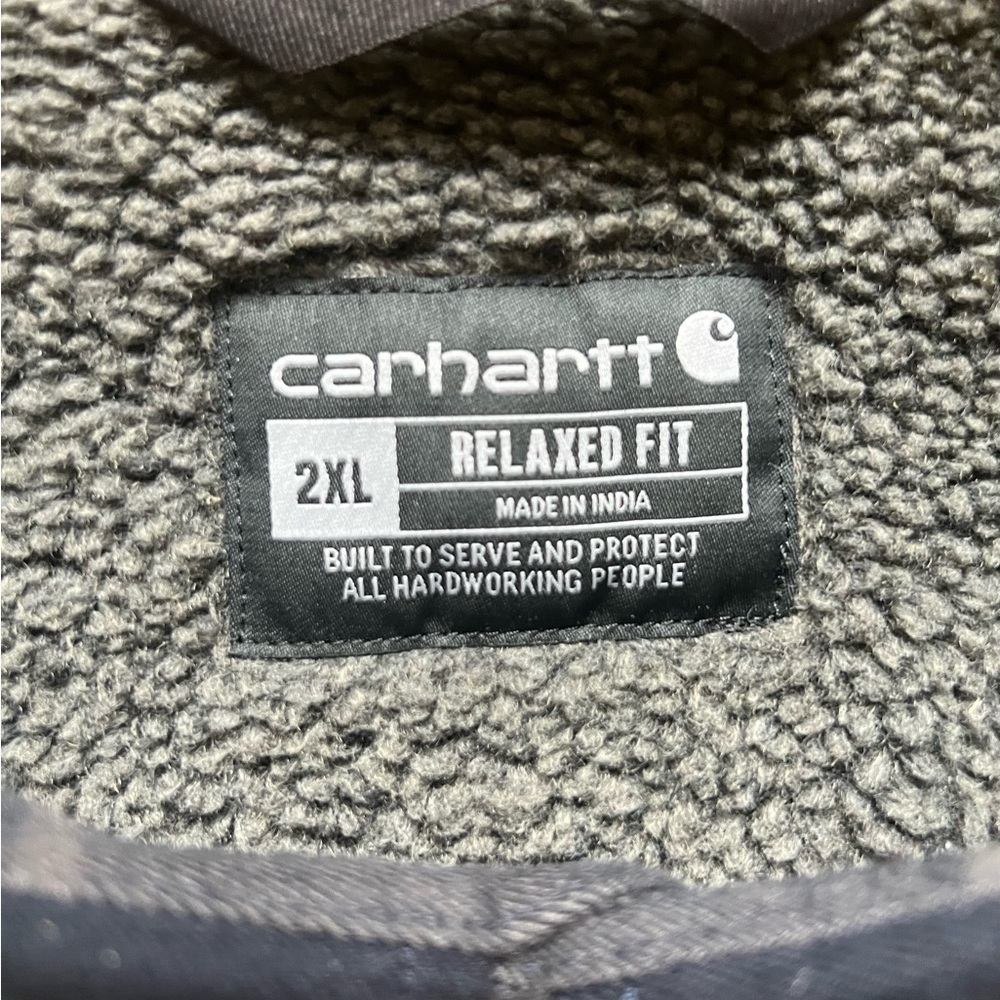 Carhartt Blue Plaid Shirt Jacket - Picture 3 of 3